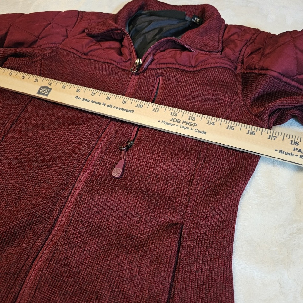 Swiss Tech Women's Hybrid Burgundy Jacket Size Small 4-6 Gently Used - Picture 7 of 10